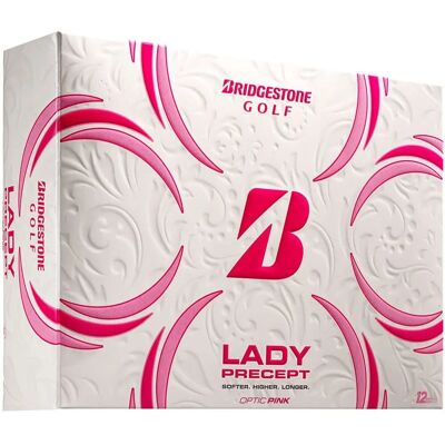 Bridgestone Lady Precept Golfbälle - Pink, 12 Stück Bridgestone Lady Precept Golfbälle - Pink, 12 Stück