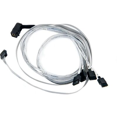 Microsemi ADAPTEC I-RA-HDMSAS-4SATA-SB - 80cm Speicher Kabel Microsemi ADAPTEC I-RA-HDMSAS-4SATA-SB - 80cm Speicher Kabel