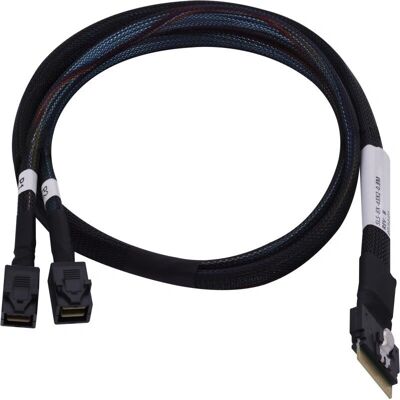 Microchip Technology 2304900-R SAS Kabel - 0,8m - Schwarz Microchip Technology 2304900-R SAS Kabel - 0,8m - Schwarz