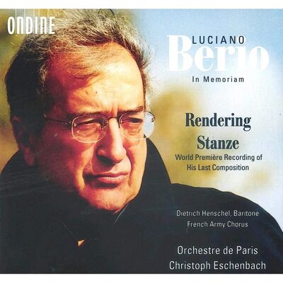 Ondine Luciano Berio: Rendering / Stanze - CD audio - Publicité Ondine Luciano Berio: Rendering / Stanze - CD audio - Publicité