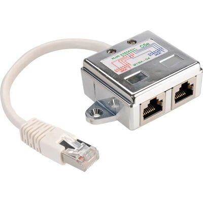 Value RJ45 T-Adapter - Netzwerkadapter - Weiß Value RJ45 T-Adapter - Netzwerkadapter - Weiß