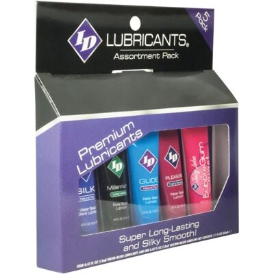 Pack de Voyage de Lubrifiants ID - 5 x 12ml - Publicité Pack de Voyage de Lubrifiants ID - 5 x 12ml - Publicité