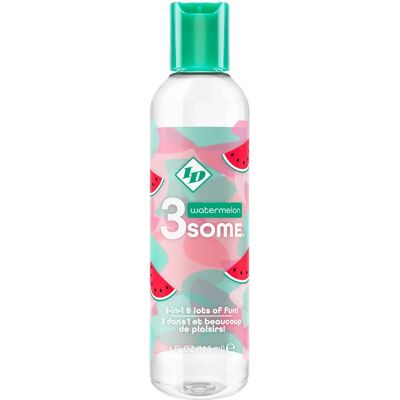 ID Lube 3some - Lubrificante all'acqua di anguria 118ml - 3-in-1 ID Lube 3some - Lubrificante all'acqua di anguria 118ml - 3-in-1