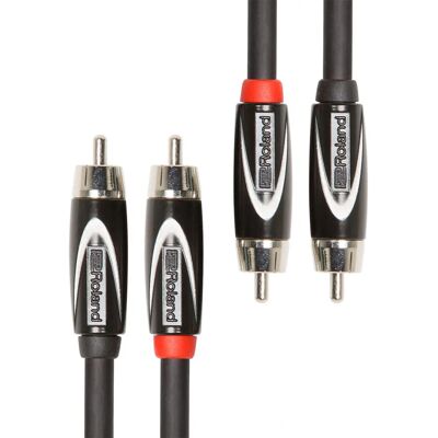 Roland 3ft/1m Interconnect Dual RCA - RCA Stereo Cable - Audio Cable Roland 3ft/1m Interconnect Dual RCA - RCA Stereo Cable - Audio Cable