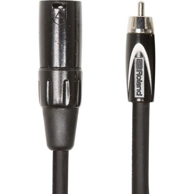 Cavo di Interconnessione Serie Nera Roland - 10 piedi XLR a RCA - Cavo audio Cavo di Interconnessione Serie Nera Roland - 10 piedi XLR a RCA - Cavo audio