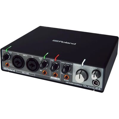 Roland Rubix24 - Audio Interface with 2 Microphone Preamps, 4 Outputs, and MIDI Roland Rubix24 - Audio Interface with 2 Microphone Preamps, 4 Outputs, and MIDI