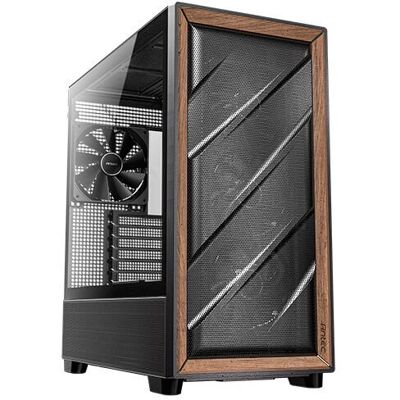 Gabinete Antec Flux Mid Tower - Preto, Madeira, Suporta 9 Ventiladores Gabinete Antec Flux Mid Tower - Preto, Madeira, Suporta 9 Ventiladores