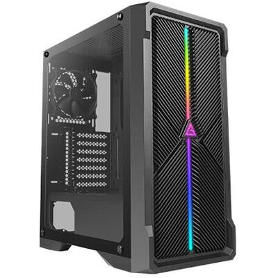 Boîtier Mid Tower Antec NX420 - Panneau en Verre - Sans Alimentation - USB/Audio - Publicité Boîtier Mid Tower Antec NX420 - Panneau en Verre - Sans Alimentation - USB/Audio - Publicité