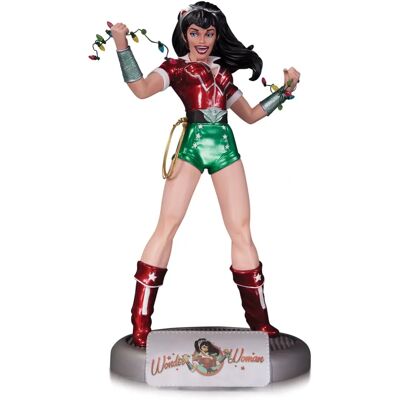 Statue de Wonder Woman DC pour vacances - Style pin-up 11" - Publicité Statue de Wonder Woman DC pour vacances - Style pin-up 11" - Publicité