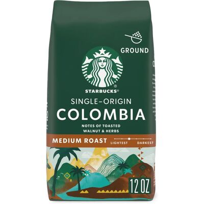 Starbucks Starbucks Colombia Roast Ground Coffee - Café moulu - Publicité Starbucks Starbucks Colombia Roast Ground Coffee - Café moulu - Publicité