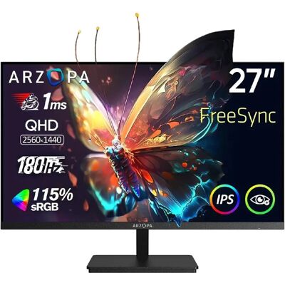 ARZOPA - M1RC - 27in - Full-HD - Monitor - Publicité ARZOPA - M1RC - 27in - Full-HD - Monitor - Publicité