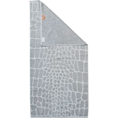 DONE Croco Grau Baumwollhandtuch - 70x140 cm DONE Croco Grau Baumwollhandtuch - 70x140 cm