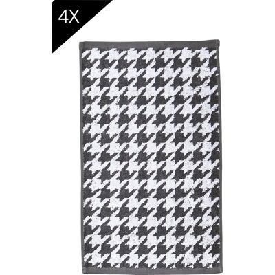 DONE. - Daily Shapes Bird - Grau - 4-teilig - Towel Set DONE. - Daily Shapes Bird - Grau - 4-teilig - Towel Set