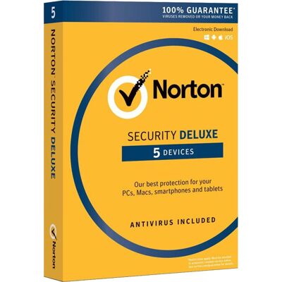 Norton/Symantec Security Deluxe 3.0 Antivirus - 1-3 Jahre Schutz Norton/Symantec Security Deluxe 3.0 Antivirus - 1-3 Jahre Schutz