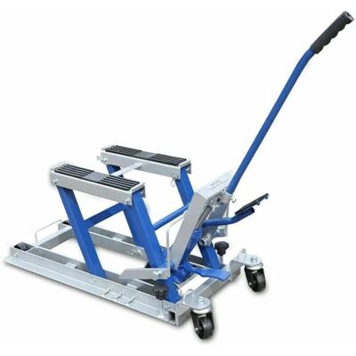GOJOY 680 kg - altura ajustable - azul/plata - Elevador para motocicletas GOJOY 680 kg - altura ajustable - azul/plata - Elevador para motocicletas