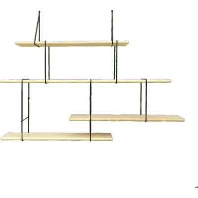 Étagère murale Link Set2 - Studio Hausen - Beige - Publicité Étagère murale Link Set2 - Studio Hausen - Beige - Publicité