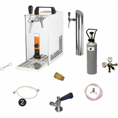 ICH-ZAPFE - Pygmy 25 Le - Refroidisseur sec - 30 L/h - Distributeur de bière - Publicité ICH-ZAPFE - Pygmy 25 Le - Refroidisseur sec - 30 L/h - Distributeur de bière - Publicité