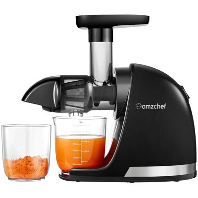AMZCHEF 1501-BK-SM - Negro - Exprimidor lento AMZCHEF 1501-BK-SM - Negro - Exprimidor lento