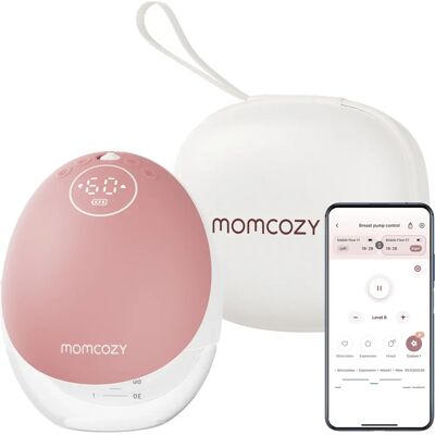 Momcozy M9 Brustpumpe - Kabellos, App-Steuerung, 15 Stufen Momcozy M9 Brustpumpe - Kabellos, App-Steuerung, 15 Stufen