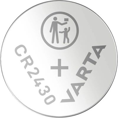 Varta CR2430 Pile bouton lithium - 3V 280mAh - Publicité Varta CR2430 Pile bouton lithium - 3V 280mAh - Publicité