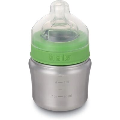 Klean Kanteen Babyflaske - 148ml, Rustfritt stål, Bred åpning - Babyflaske Klean Kanteen Babyflaske - 148ml, Rustfritt stål, Bred åpning - Babyflaske