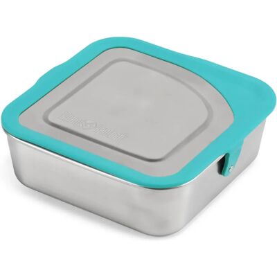 Klean Kanteen Caja de comida de acero inoxidable con tapa de silicona - Tamaño almuerzo Agave Menta Klean Kanteen Caja de comida de acero inoxidable con tapa de silicona - Tamaño almuerzo Agave Menta