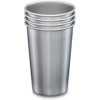 Klean Kanteen Juego de 4 Vasos de Acero Inoxidable 500 ml - Vaso para beber Klean Kanteen Juego de 4 Vasos de Acero Inoxidable 500 ml - Vaso para beber