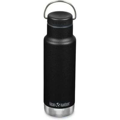 Klean Kanteen 355ml Insulated Water Bottle - Black - Classic Narrow Klean Kanteen 355ml Insulated Water Bottle - Black - Classic Narrow