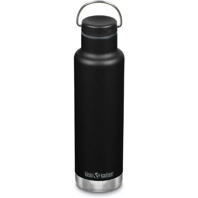 Klean Kanteen 592ml Klassische Isolierte Wasserflasche - Schwarz Klean Kanteen 592ml Klassische Isolierte Wasserflasche - Schwarz