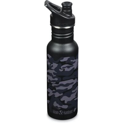 Klean Kanteen Narrow Classic 355ml Sport Cap Wasserflasche Schwarz - Wasserflasche Klean Kanteen Narrow Classic 355ml Sport Cap Wasserflasche Schwarz - Wasserflasche