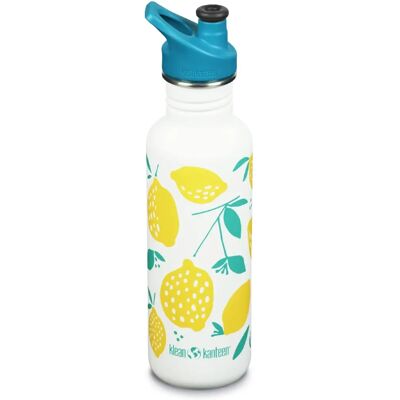 Klean Kanteen Classic Sitroner 27oz/800ml Stål vannflaske Klean Kanteen Classic Sitroner 27oz/800ml Stål vannflaske