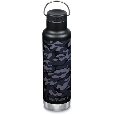 Bouteille d'eau isolante Klean Kanteen Classic 20oz Noire - Publicité Bouteille d'eau isolante Klean Kanteen Classic 20oz Noire - Publicité