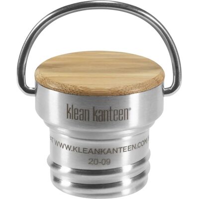 Klean Kanteen Edelstahl Bambusverschluss - Passt auf alle Kid- und Classic-Flaschen - Nachhaltig & Langlebig Klean Kanteen Edelstahl Bambusverschluss - Passt auf alle Kid- und Classic-Flaschen - Nachhaltig & Langlebig