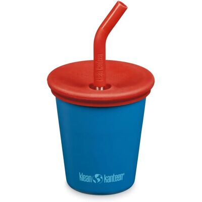 Verre pour enfants Klean Kanteen avec couvercle à paille 295 ml - Publicité Verre pour enfants Klean Kanteen avec couvercle à paille 295 ml - Publicité