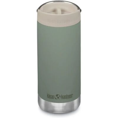 Klean Kanteen Tkwide 12Oz/355 Ml Met Café Cap Groen - Thermobeker Klean Kanteen Tkwide 12Oz/355 Ml Met Café Cap Groen - Thermobeker