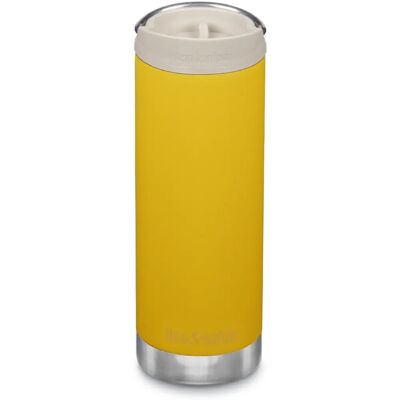 Klean Kanteen Tkwide 16Oz/473Ml Con Café Cap Giallo - Bottiglia d'acqua Klean Kanteen Tkwide 16Oz/473Ml Con Café Cap Giallo - Bottiglia d'acqua