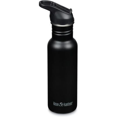 Klean Kanteen KANTEEN CLASSIC NARROW - 532ml - Zwarte waterfles Klean Kanteen KANTEEN CLASSIC NARROW - 532ml - Zwarte waterfles
