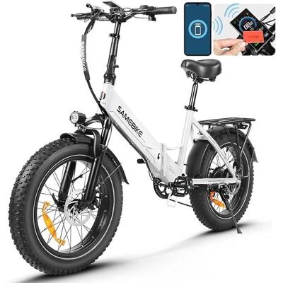 SAMEBIKE - Lotdm200-Ii-Ft-Wh - 20 pouces - 48V 13Ah - E-bike - Publicité SAMEBIKE - Lotdm200-Ii-Ft-Wh - 20 pouces - 48V 13Ah - E-bike - Publicité
