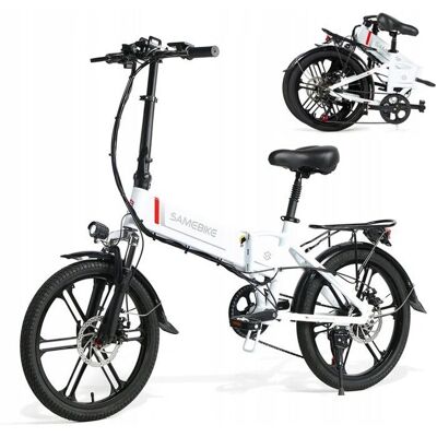 SAMEBIKE - 20Lvxd30-Ii - White - Electric bicycle SAMEBIKE - 20Lvxd30-Ii - White - Electric bicycle