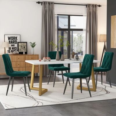 MUVOE Set - Table à manger rectangulaire Cuisine moderne - Publicité MUVOE Set - Table à manger rectangulaire Cuisine moderne - Publicité