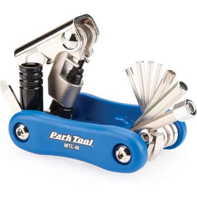Trousse d'outils de réparation vélo Park Tool MTC-40 - Bleu Trousse d'outils de réparation vélo Park Tool MTC-40 - Bleu