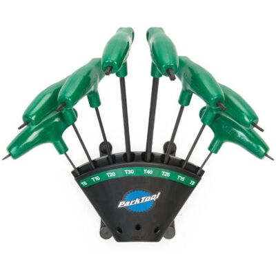 Conjunto de chaves Torx de pega em P da Park Tool - Verde Conjunto de chaves Torx de pega em P da Park Tool - Verde