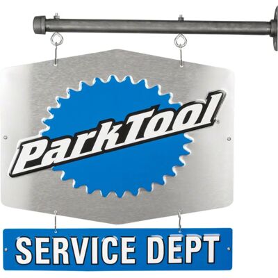 Park Tool SDS-2 Dobbeltsidig Sykkelservice Skilt - Sølv Park Tool SDS-2 Dobbeltsidig Sykkelservice Skilt - Sølv