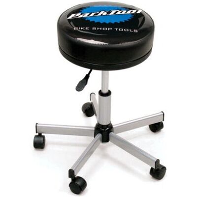 Park Tool STL-2 Rolling Shop Stool - Black/Blue - Adjustable Height - Shop Stool Park Tool STL-2 Rolling Shop Stool - Black/Blue - Adjustable Height - Shop Stool