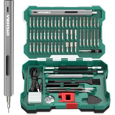 Juego de Destornilladores de Precisión HYCHIKA 67 en 1 - Kit Multifunción Juego de Destornilladores de Precisión HYCHIKA 67 en 1 - Kit Multifunción