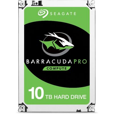 Disque Dur Interne Seagate BarraCuda Pro 10 TB 3,5" SATA III 6 Gb/s 7200 rpm 256 MB - Publicité Disque Dur Interne Seagate BarraCuda Pro 10 TB 3,5" SATA III 6 Gb/s 7200 rpm 256 MB - Publicité