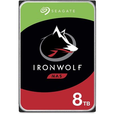 Seagate IronWolf 8TB NAS Hard Drive - 3.5" SATA 6Gb/s 7200 RPM Seagate IronWolf 8TB NAS Hard Drive - 3.5" SATA 6Gb/s 7200 RPM