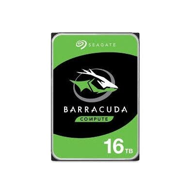 Seagate Barracuda 16TB intern hårddisk - 7200 RPM - 512 MB - 3,5" SATA Seagate Barracuda 16TB intern hårddisk - 7200 RPM - 512 MB - 3,5" SATA