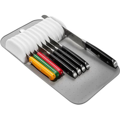 Madesmart Grande tappetino per coltelli in cassetto - Organizzatore di coltelli Madesmart Grande tappetino per coltelli in cassetto - Organizzatore di coltelli