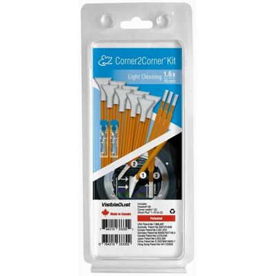 Visible Dust Visibledust Ez Corner2corner Kit 1.6x Nettoyage léger - Kit de nettoyage - Publicité Visible Dust Visibledust Ez Corner2corner Kit 1.6x Nettoyage léger - Kit de nettoyage - Publicité